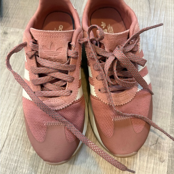 Adidas Originals FLB Runner – Raw Pink / White (BY9301) – Women's Size 5 - Picture 2 of 5